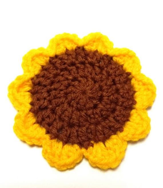 A Sunflower Coaster