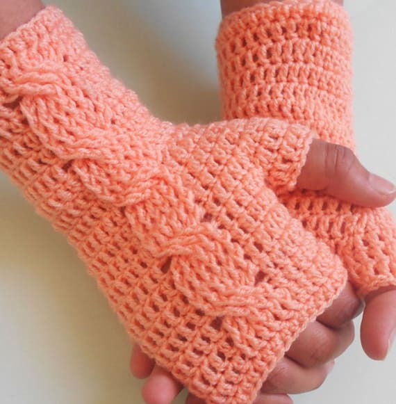 Adult Cable Gloves