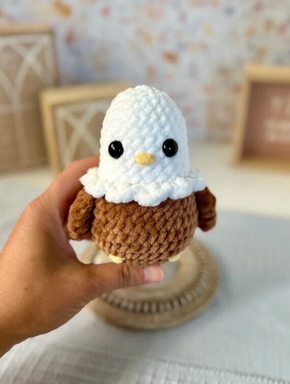 Amigurumi Plush Eagle Free Crochet Pattern