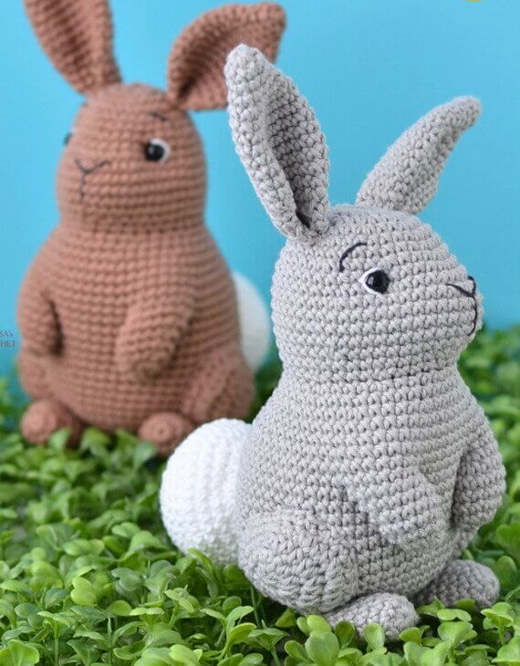 Amigurumi Spring Bunny Free Crochet Pattern
