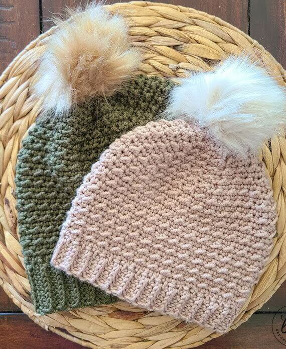 Arctic Beanie Hat Free Crochet Pattern