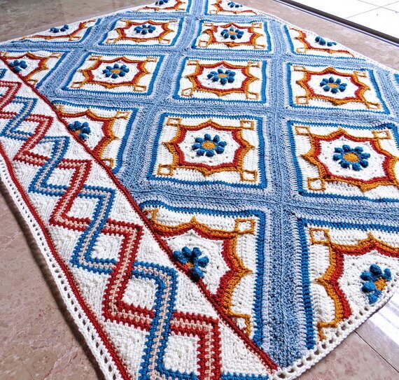 Blair Road Blanket Free Crochet Pattern