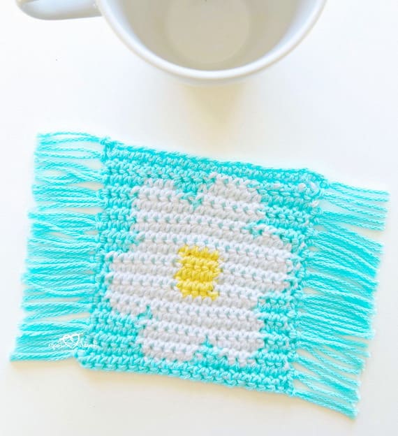 Blooming Daisy Flower Coaster