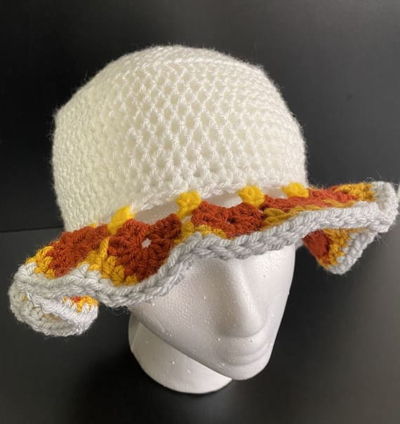Blossom Bucket Hat Free Crochet Pattern