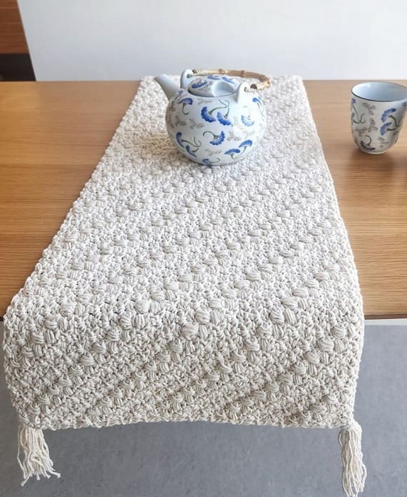 Braided Beans Table Runner