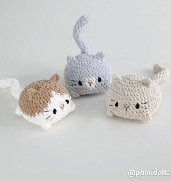 Bun Cat Amigurumi Crochet Pattern