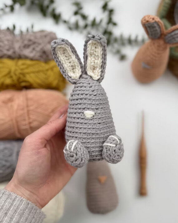 Bunny Buddy and Egg Cozy Free Crochet Pattern and Video