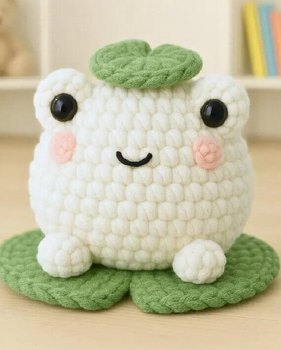Chubby Frog Amigurumi Crochet Pattern