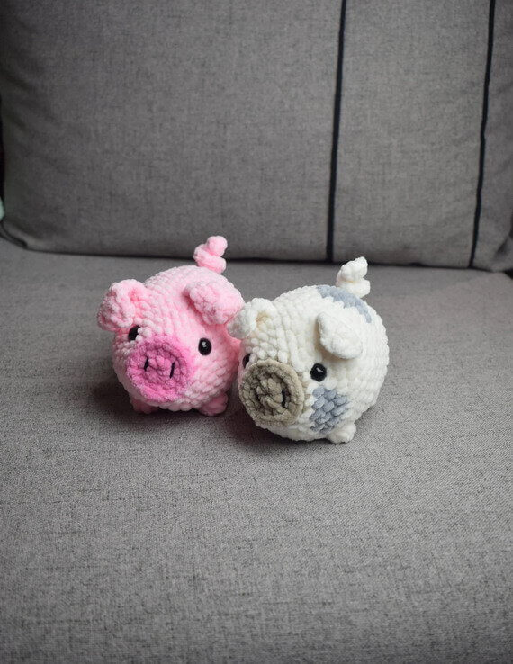 Chubby Pig Amigurumi Free Crochet Pattern
