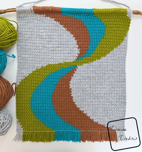 Color Swirl Wall Hanging