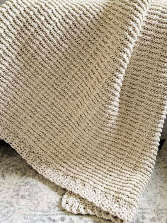 Country Cottage Throw Free Crochet Pattern and Video Tutorial