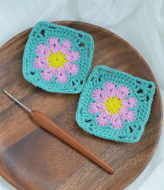 Crochet Boho Granny Square