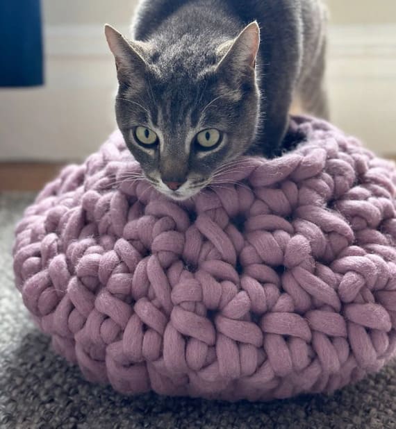 Crochet Cat Cave