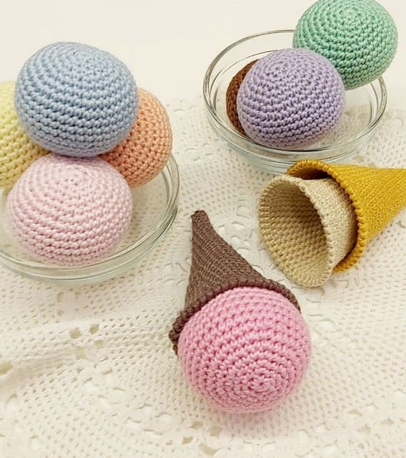 Crochet Ice Cream Pattern