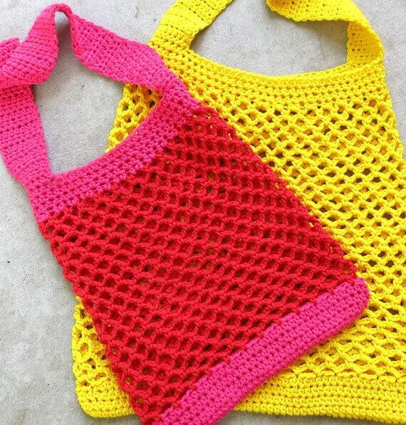 Crochet Mesh Tote