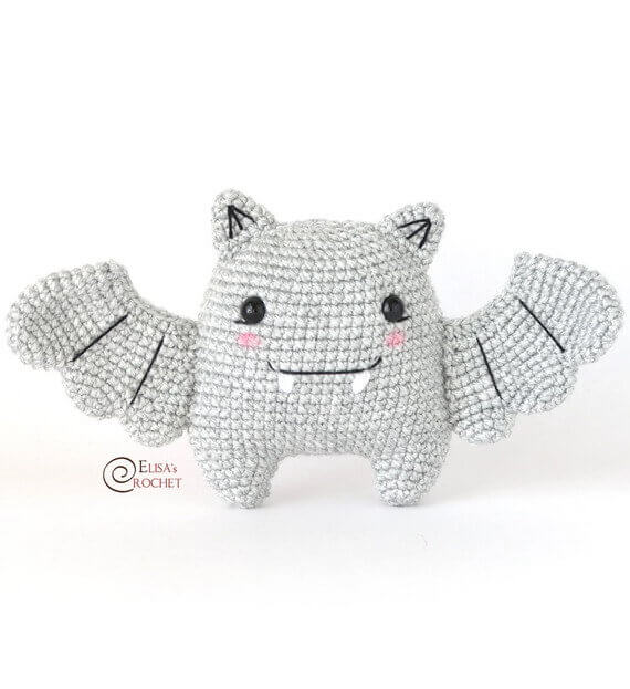 CrochetCelebrationHalloween Linette the Bat Amigurumi Free Crochet Pattern