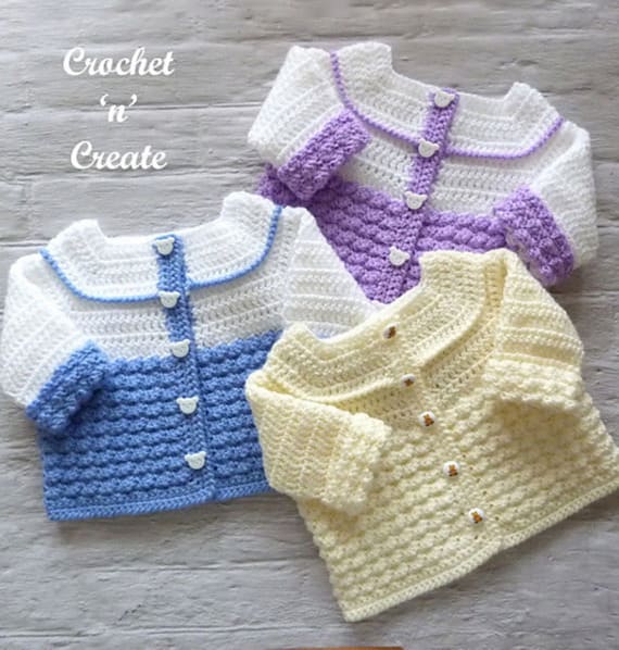 Cuffed Baby Cardigan