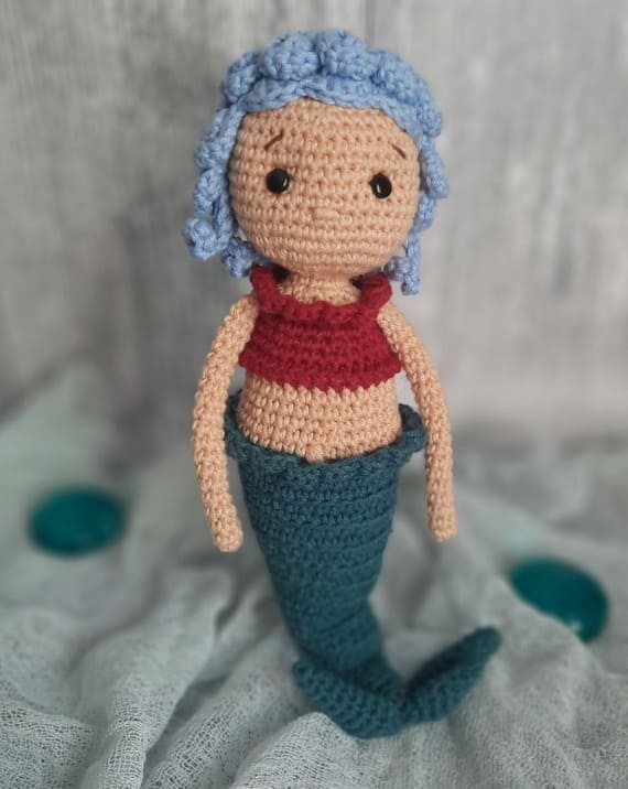 Cute Mermaid Doll Crochet Pattern