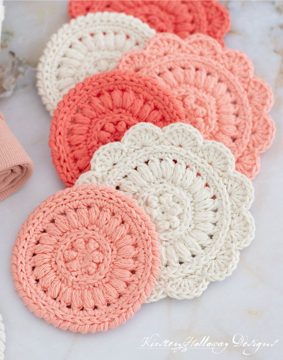 Dainty Dahlia Scrubby Rounds
