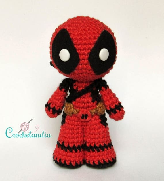 Deadpool Free Crochet Pattern
