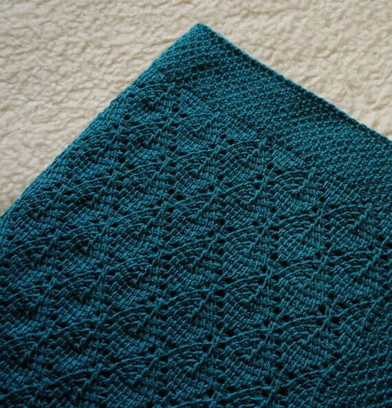 Deep Forest Baby Blanket Free Crochet Pattern