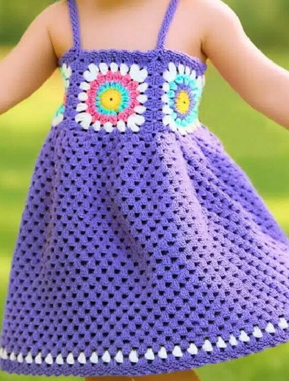 Delightful Days Children’s Dress Free Crochet Pattern and Video