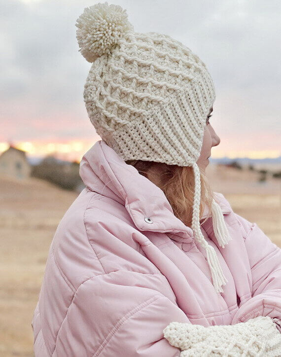 Diamond Beanie Hat Free Crochet Patterns