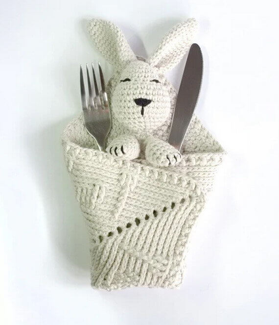 Easter Napkin Free Crochet Patterns