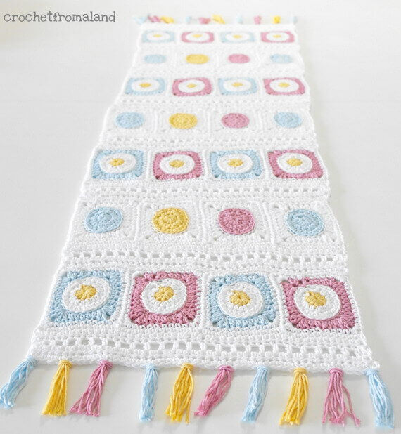 Easter Table Runner Free Crochet Pattern