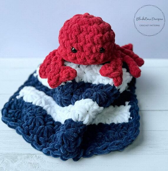Feeling Crabby Lovey Blanket