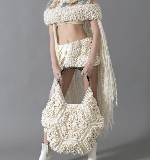 Flower Granny Dalia Bag Free Crochet Pattern
