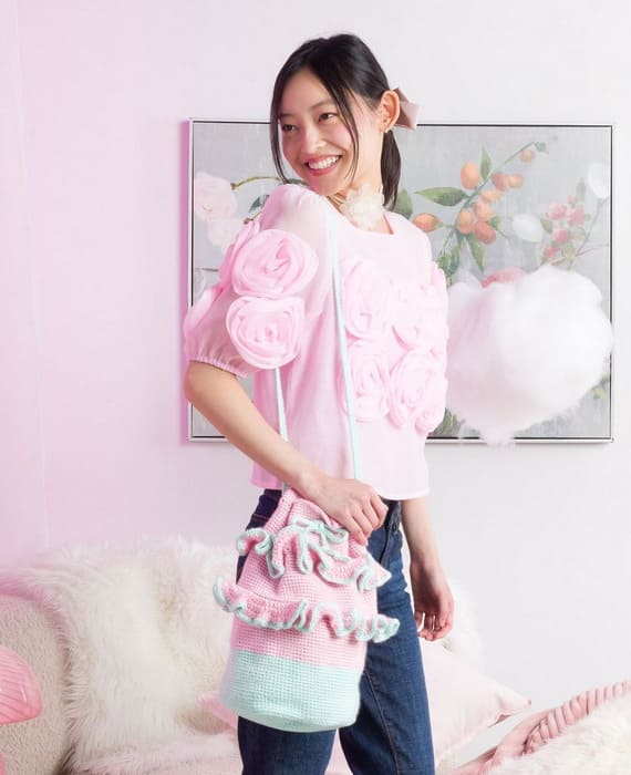 Frilly Bucket Bag