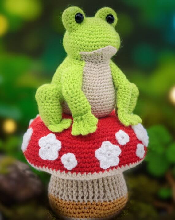 Frog and Mushroom Amigurumi Crochet Patterns