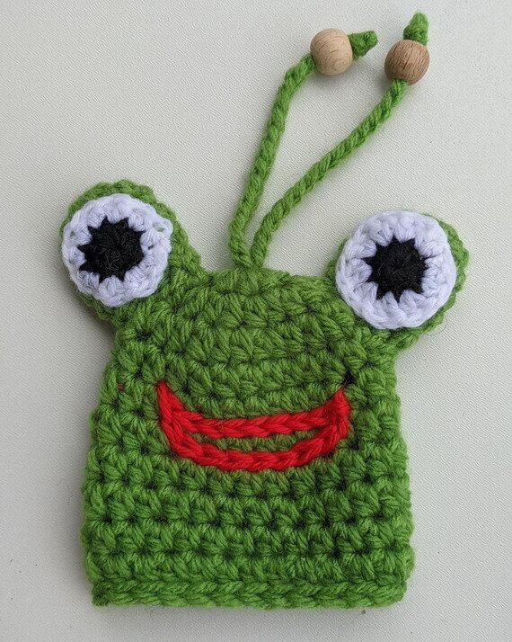Frog Key Cover Crochet Pattern