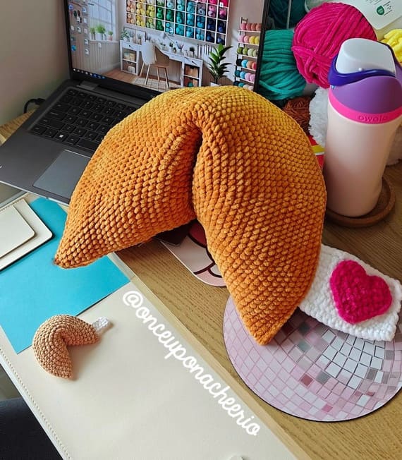 Giant Fortune Cookie Pillow