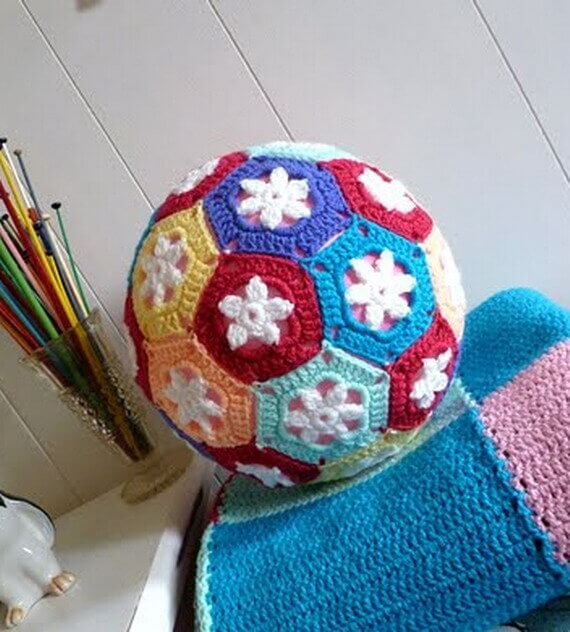 Grandma Star Hexagon Free Crochet Pattern