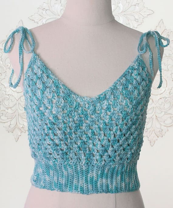 Granny Crop Top Crochet Pattern