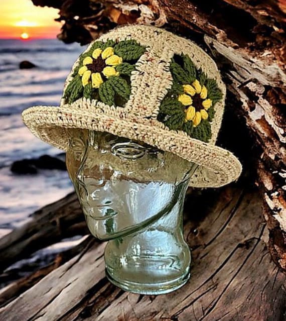 Granny Square Bucket Hat