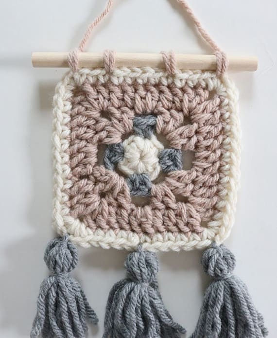 Granny Square Wall Hanging