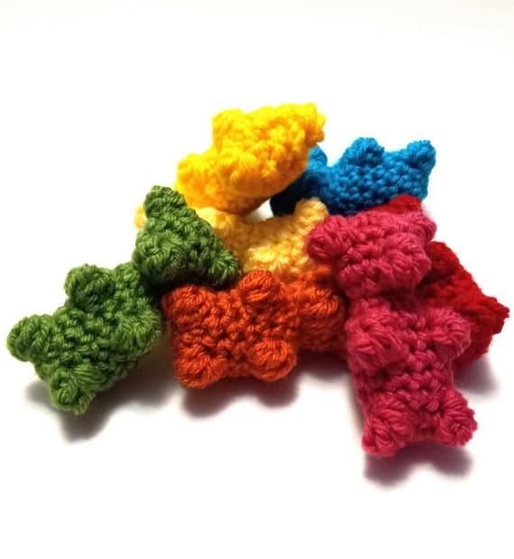 Gummy Bear Free Crochet Pattern + Video Tutorial