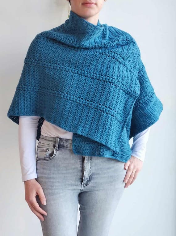 Harvest Fields Wrap Free Crochet Pattern