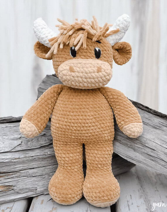 Highland Cow Amigurumi Free Crochet Pattern