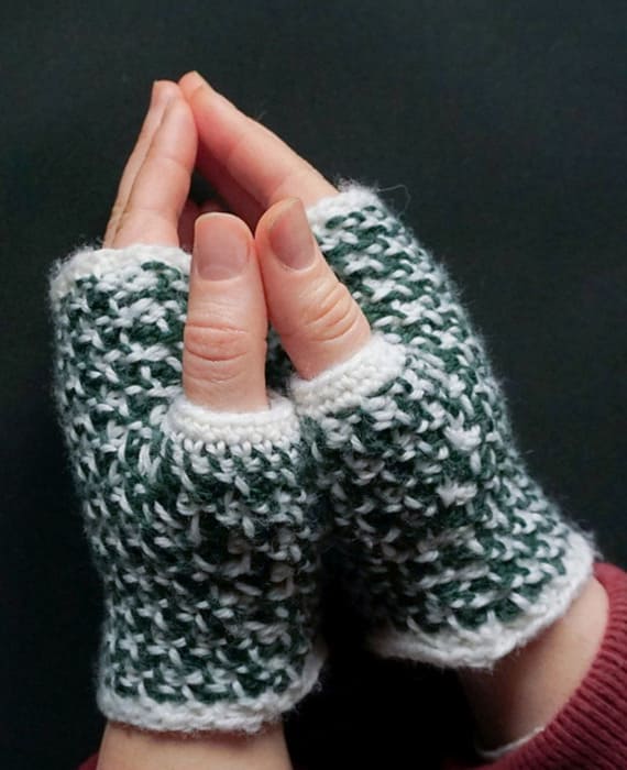 Houndstooth Mittens