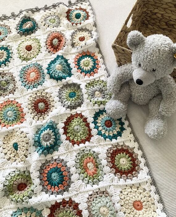 Island Time Baby Blanket Free Crochet Pattern