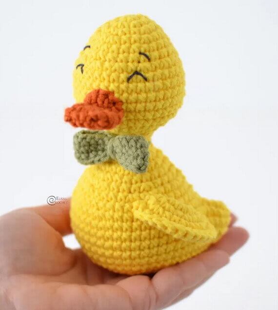 Jeff the Duck Amigurumi Free Crochet Pattern