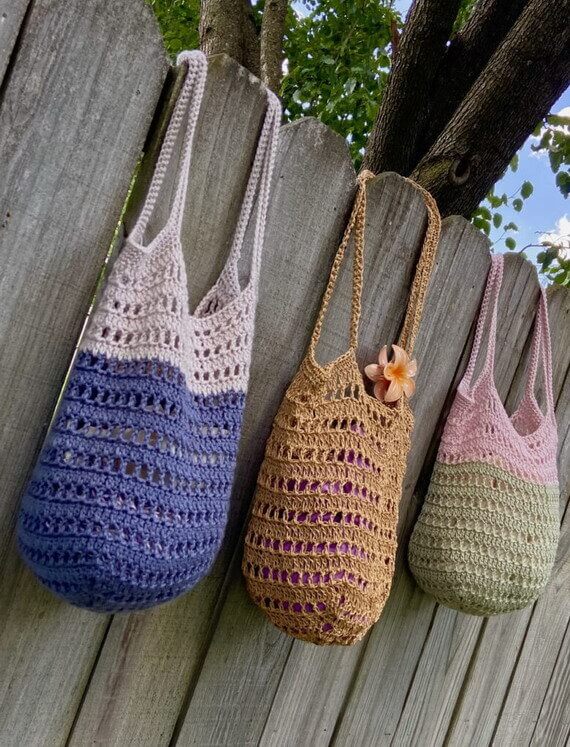 Lake Beach Bag Free Crochet Pattern and Video Tutorial