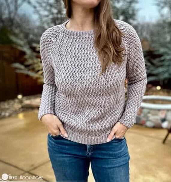 Matterhorn Pullover Sweater Free Crochet Pattern