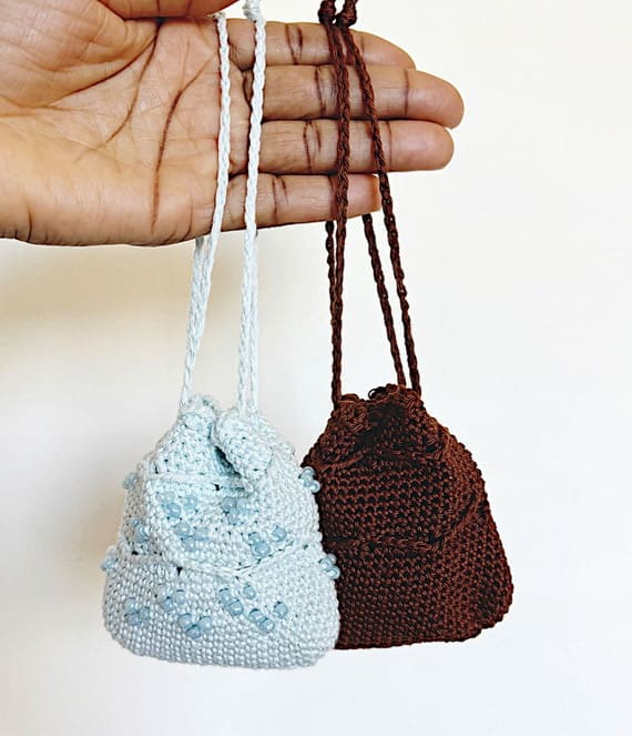 Mini Beaded Pouch