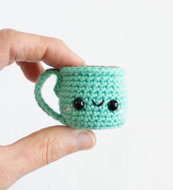 Mini Hot Cocoa Cup Crochet Pattern