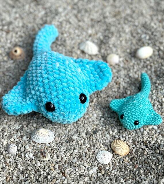 Mini Stingray Amigurumi